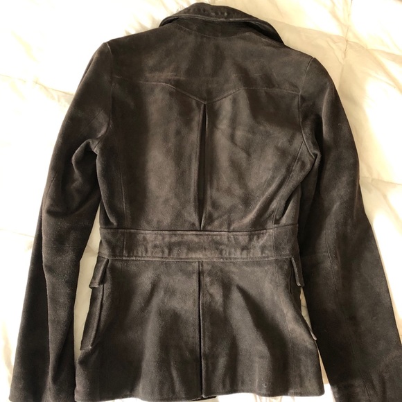 Banana republic Brown suede jacket - Picture 3 of 4